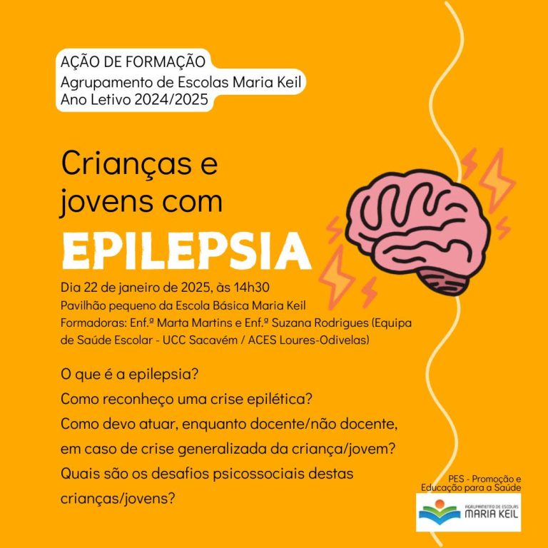 Ação de formação: Crianças e jovens com Epilepsia