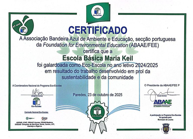 Galardão Eco-Escola 2024/2025
